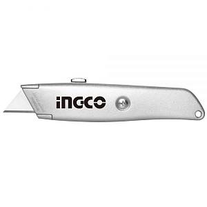 Нож универсальный с выдвижным лезвием SK5 INGCO HUK615