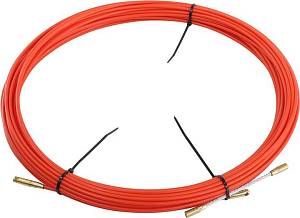 Rexant 47-1020 Протяжка кабельная (мини УЗК в бухте),стеклопруток d=3,5мм 20м-Красная