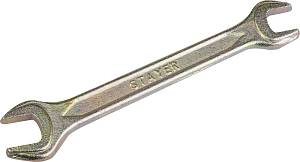 STAYER 13 x 14 мм, оцинкованный, рожковый гаечный ключ ТЕХНО 27020-13-14