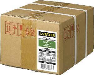 STAYER СКД, 51 х 4.8 мм, зелёный лист, 1200 шт, кровельный саморез (30300-48-051-6002)