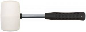 Киянка резиновая белая, металлическая ручка 65 мм ( 680 гр ) KУРС