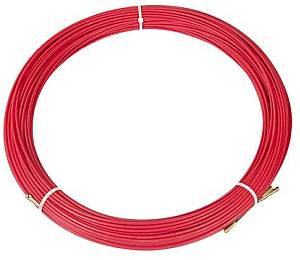 Rexant 47-1050 Протяжка кабельная (мини УЗК в бухте),стеклопруток d=3,5мм 50м-Красная