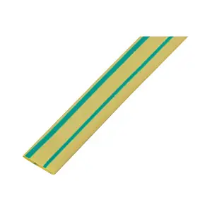 23-0007 Термоусаживаемая трубка REXANT 30,0/15,0 мм, желто-зеленая, 1 м