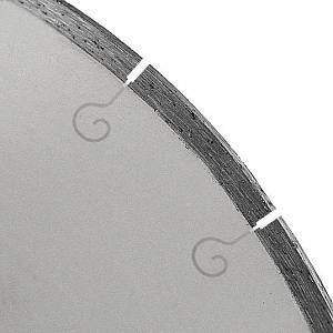 Алмазный сегментный диск с микропазом Messer M/M. Диаметр 350 мм (01-01-350)