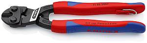 CoBolt болторез компактный, 200 мм, 2-комп ручки, проушина для страховки, BK KNIPEX