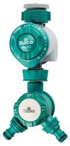 Таймер RACO для подачи воды, механический, в комплекте с распределителем двухканальным, 3/4"х1" 4275-55/732D